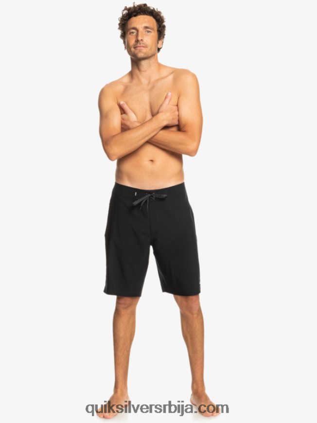 мушкарци Quiksilver сурфсилк каимана 20 перформансе боардсхортс црн Z824VN78