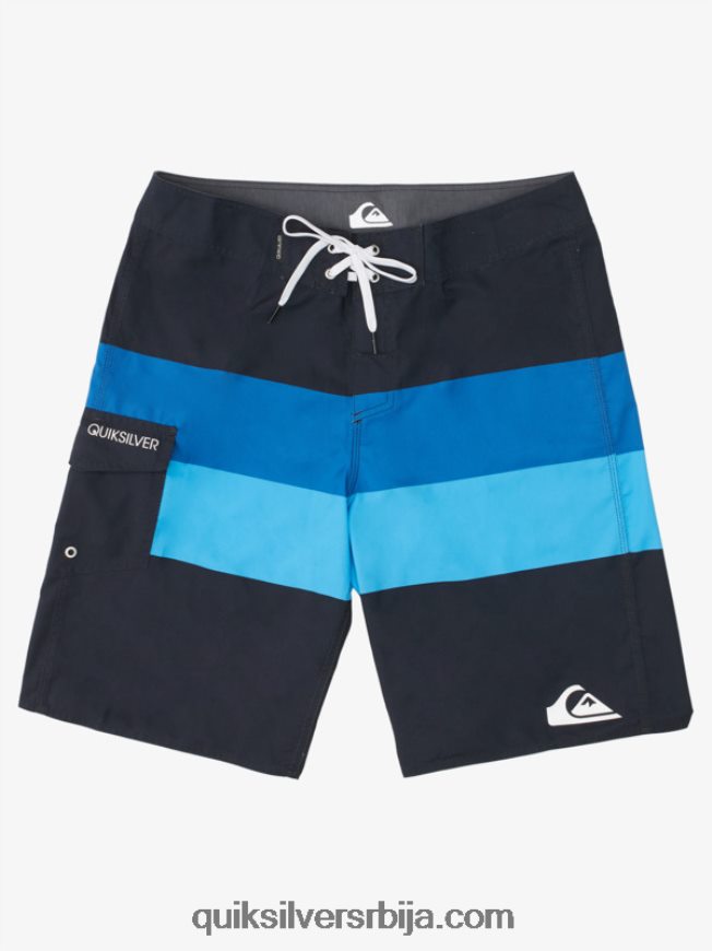 мушкарци Quiksilver сваки дан 21 боардсхортс црна амазонска 21 пруга Z824VN1541