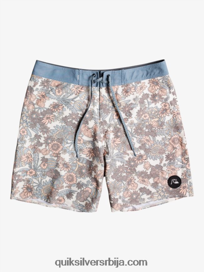 мушкарци Quiksilver хемпстретцх 69 18 боардсхортс старинско бело Z824VN1815