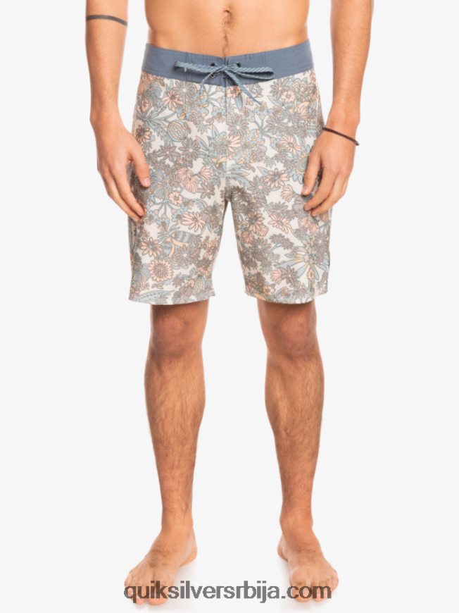 мушкарци Quiksilver хемпстретцх 69 18 боардсхортс старинско бело Z824VN1815