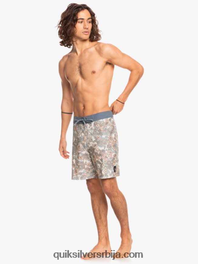 мушкарци Quiksilver хемпстретцх 69 18 боардсхортс старинско бело Z824VN1815