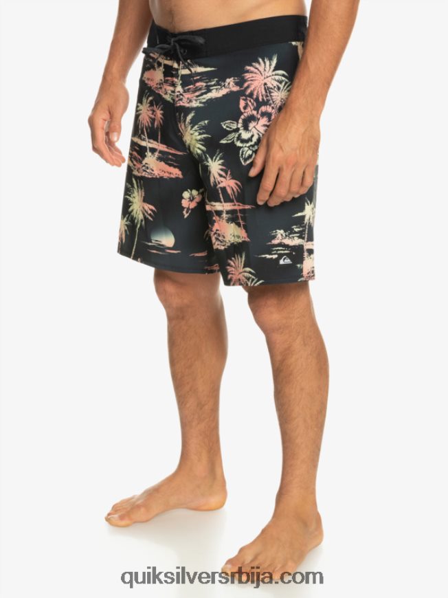 мушкарци Quiksilver сурфсилк кс 69 18 боардсхортс црн Z824VN243