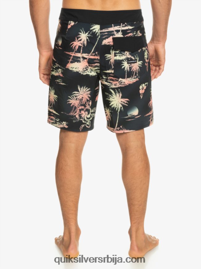 мушкарци Quiksilver сурфсилк кс 69 18 боардсхортс црн Z824VN243