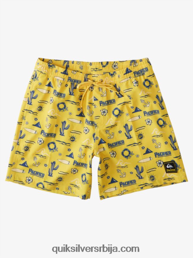 мушкарци Quiksilver x Pacifico 17 волеја жути пацифико квик волеј Z824VN1763