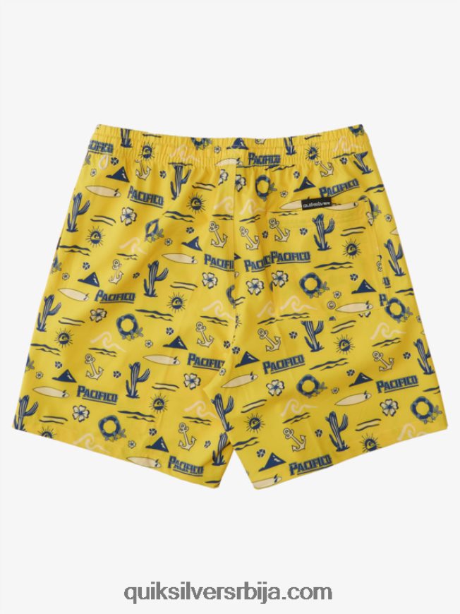 мушкарци Quiksilver x Pacifico 17 волеја жути пацифико квик волеј Z824VN1763
