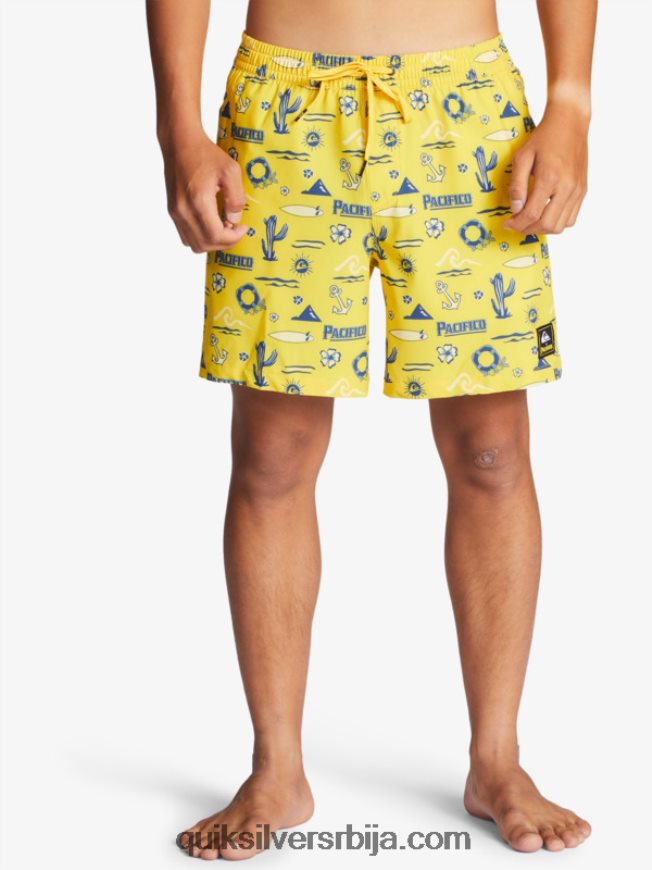мушкарци Quiksilver x Pacifico 17 волеја жути пацифико квик волеј Z824VN1763
