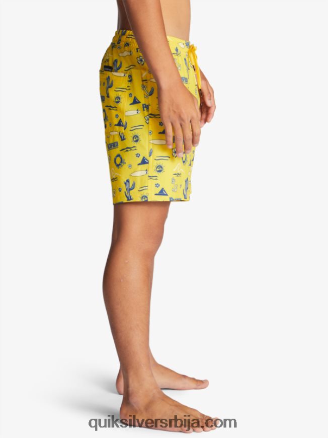 мушкарци Quiksilver x Pacifico 17 волеја жути пацифико квик волеј Z824VN1763