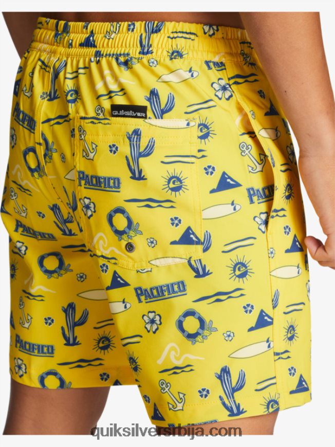 мушкарци Quiksilver x Pacifico 17 волеја жути пацифико квик волеј Z824VN1763
