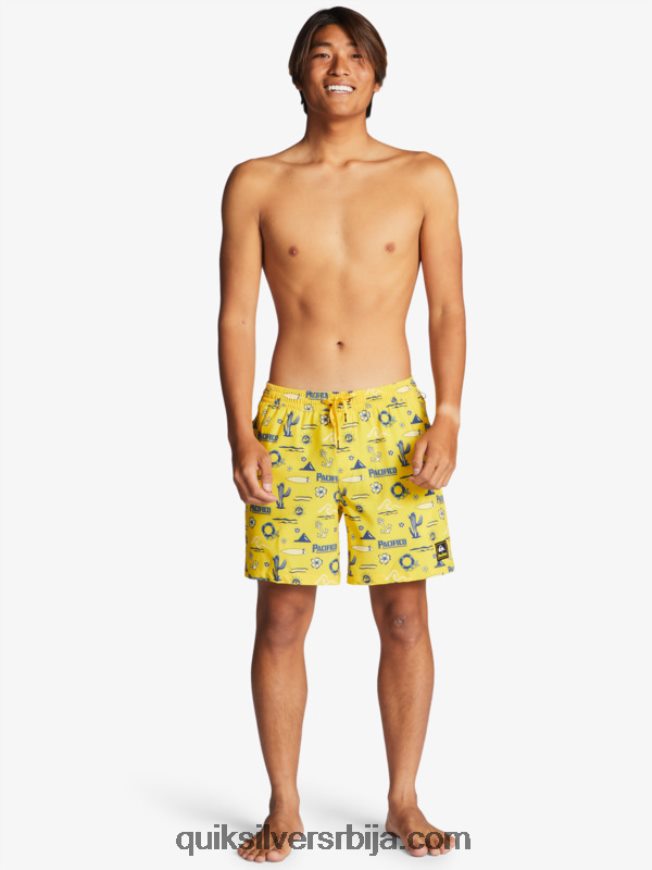 мушкарци Quiksilver x Pacifico 17 волеја жути пацифико квик волеј Z824VN1763
