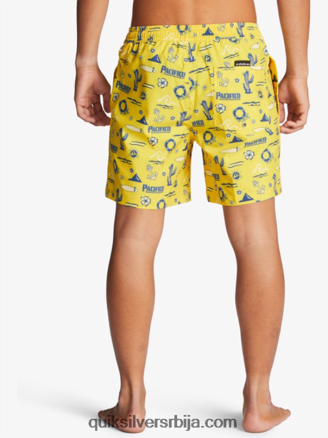 мушкарци Quiksilver x Pacifico 17 волеја жути пацифико квик волеј Z824VN1763