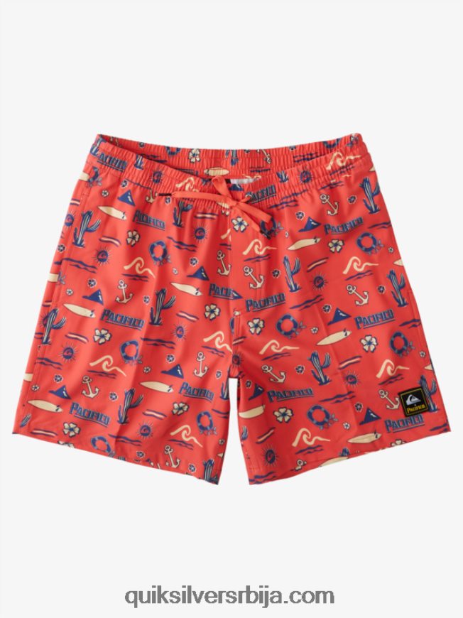 мушкарци Quiksilver x Pacifico 17 волеја ред пацифицо куиксилвер волеј Z824VN1764