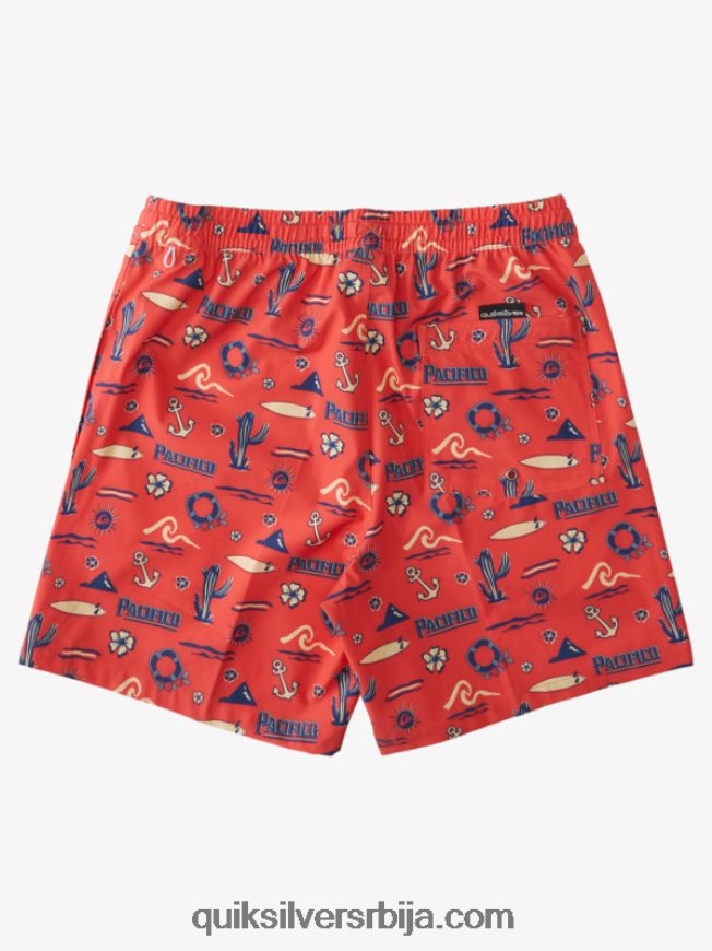 мушкарци Quiksilver x Pacifico 17 волеја ред пацифицо куиксилвер волеј Z824VN1764