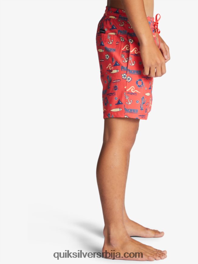 мушкарци Quiksilver x Pacifico 17 волеја ред пацифицо куиксилвер волеј Z824VN1764