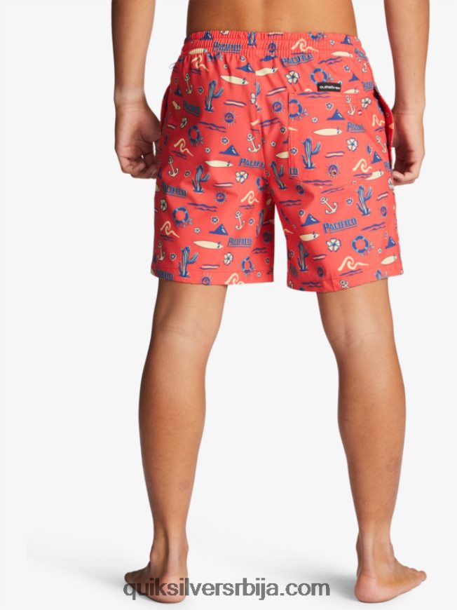 мушкарци Quiksilver x Pacifico 17 волеја ред пацифицо куиксилвер волеј Z824VN1764
