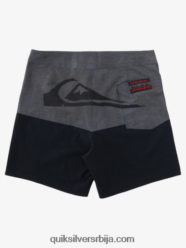 мушкарци Quiksilver x Stranger тхингс бутт лого 1986 17 боардсхортс наопако Z824VN1719