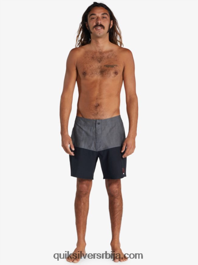 мушкарци Quiksilver x Stranger тхингс бутт лого 1986 17 боардсхортс наопако Z824VN1719