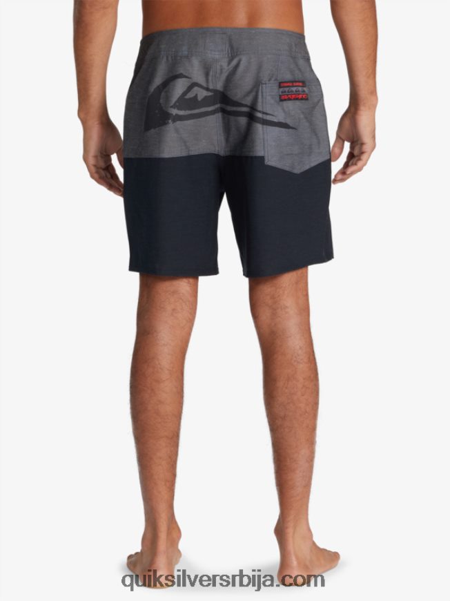 мушкарци Quiksilver x Stranger тхингс бутт лого 1986 17 боардсхортс наопако Z824VN1719