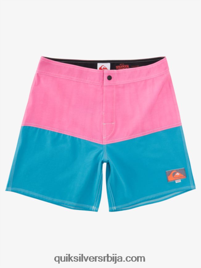 мушкарци Quiksilver x Stranger тхингс бутт лого 1986 17 боардсхортс ленора хиллс Z824VN1720