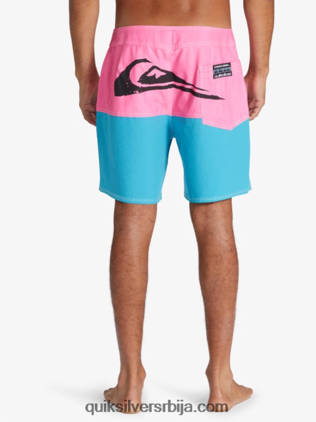 мушкарци Quiksilver x Stranger тхингс бутт лого 1986 17 боардсхортс ленора хиллс Z824VN1720