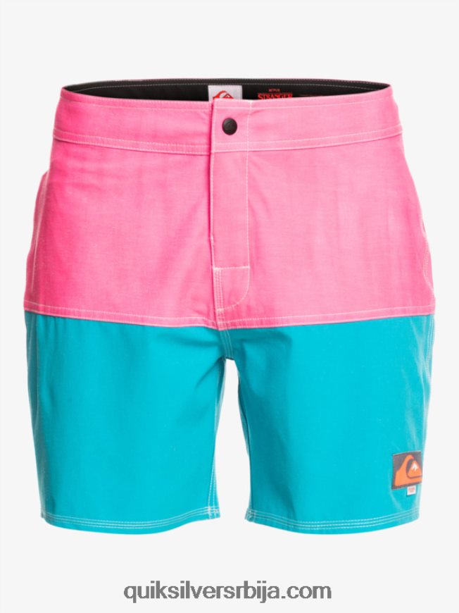 мушкарци Quiksilver x Stranger тхингс бутт лого 1986 17 боардсхортс ленора хиллс Z824VN1720