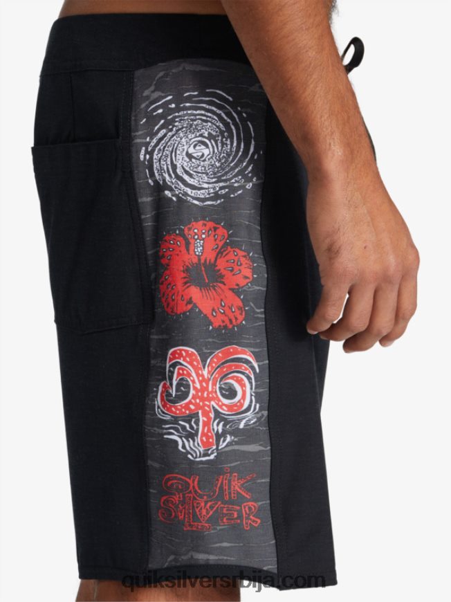 мушкарци Quiksilver x Stranger ствари оригинал арцх 1986 18 боардсхортс наопако Z824VN1786