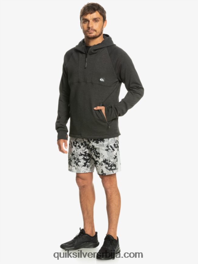 мушкарци Quiksilver скини дуксерицу фантомски хеатхер Z824VN1028