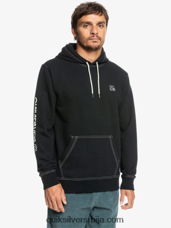 мушкарци Quiksilver оригинална капуљача црн Z824VN1033