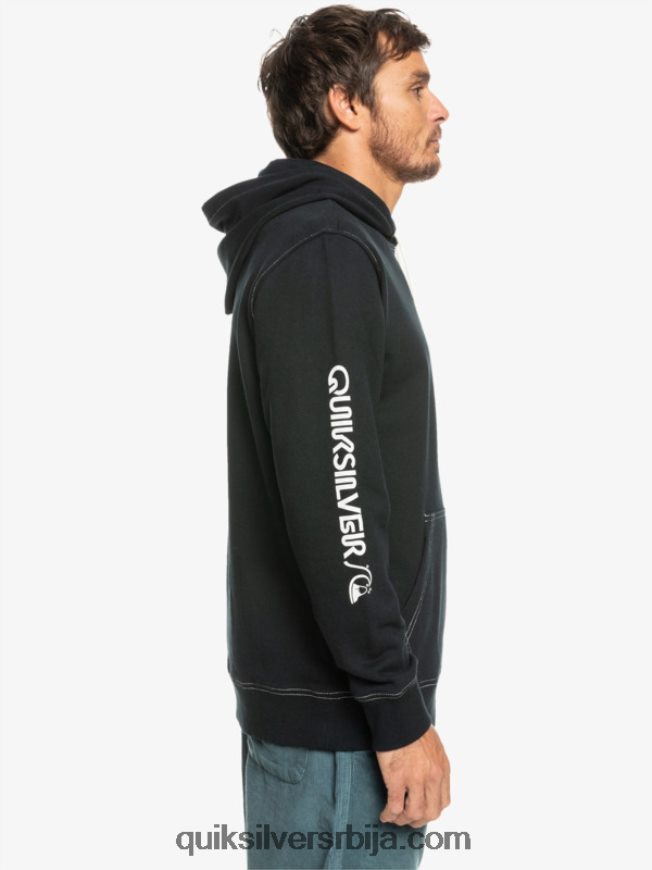 мушкарци Quiksilver оригинална капуљача црн Z824VN1033