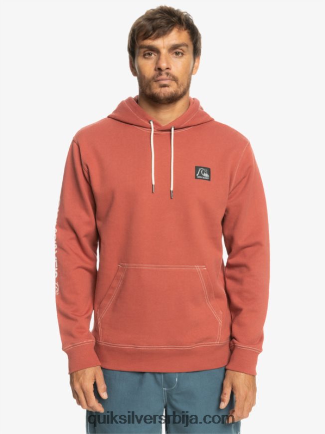 мушкарци Quiksilver оригинална капуљача марсала Z824VN1034