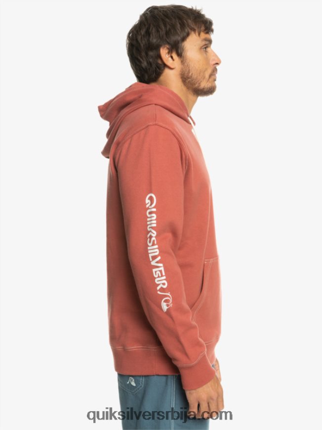 мушкарци Quiksilver оригинална капуљача марсала Z824VN1034