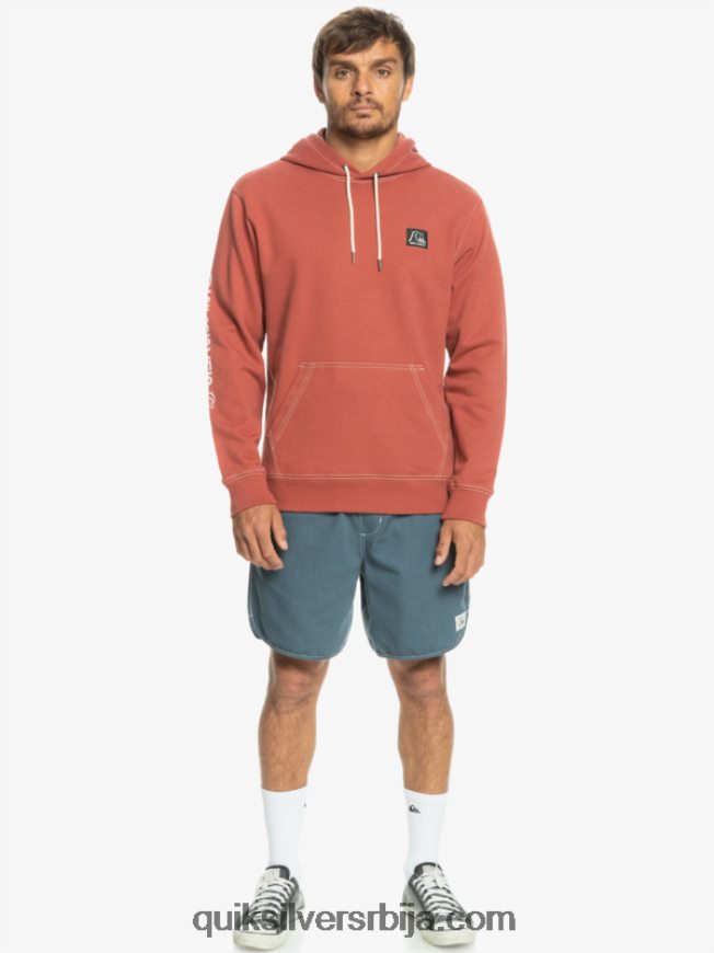 мушкарци Quiksilver оригинална капуљача марсала Z824VN1034
