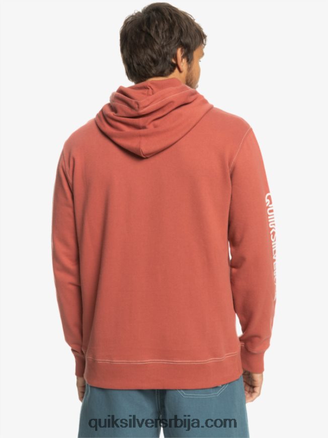 мушкарци Quiksilver оригинална капуљача марсала Z824VN1034