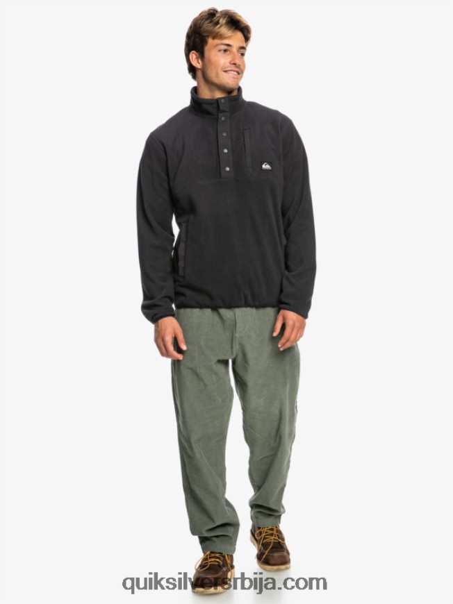 мушкарци Quiksilver пуловер од флиса без одредишта фантомски Z824VN1040