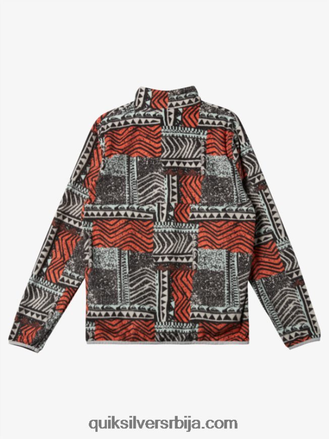 мушкарци Quiksilver пуловер од флиса без одредишта свеж лосос издуван Z824VN1041