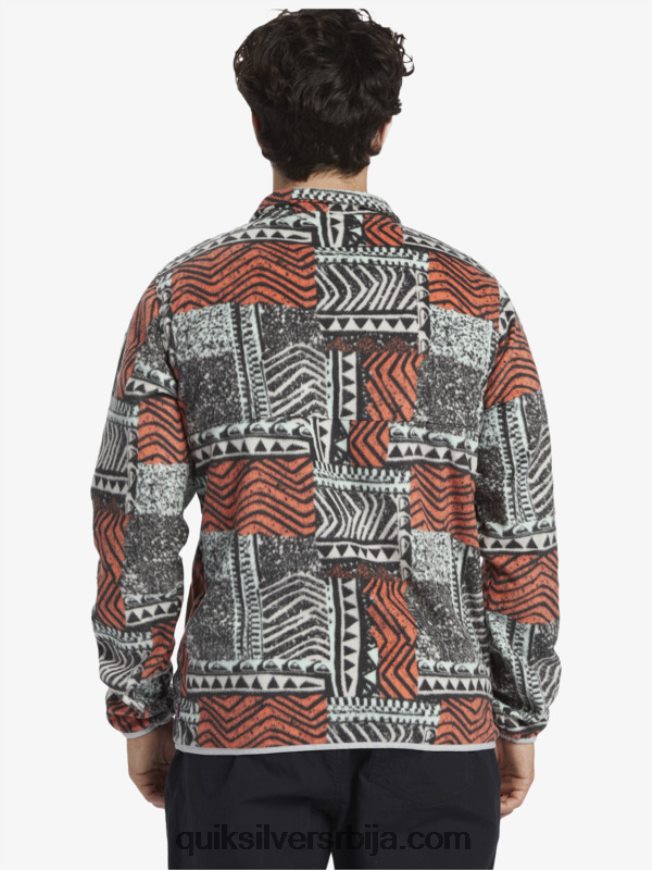 мушкарци Quiksilver пуловер од флиса без одредишта свеж лосос издуван Z824VN1041