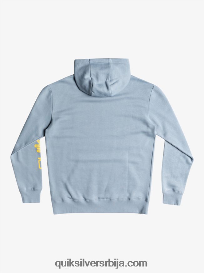 мушкарци Quiksilver омни лого с капуљачом од флиса црн Z824VN1090