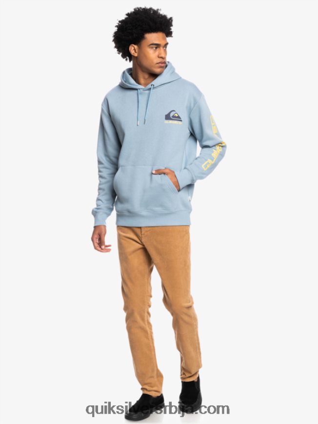мушкарци Quiksilver омни лого с капуљачом од флиса црн Z824VN1090