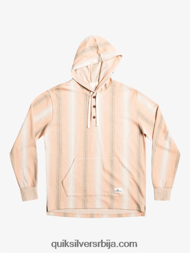 мушкарци Quiksilver баја хенлеи хоодие пралине баја пруга Z824VN1097