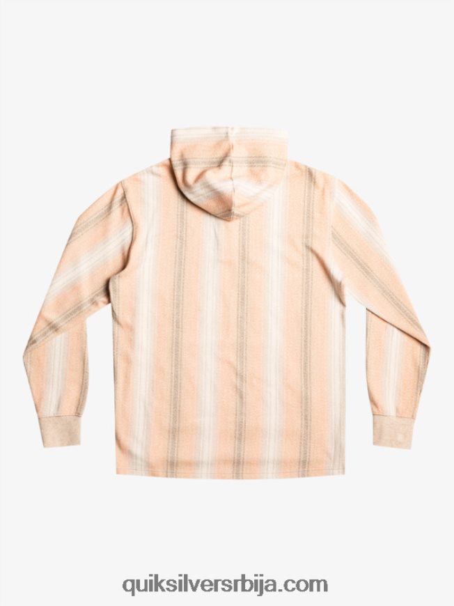 мушкарци Quiksilver баја хенлеи хоодие пралине баја пруга Z824VN1097