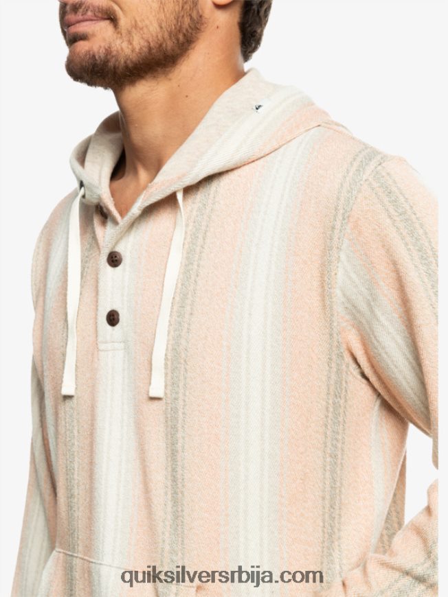 мушкарци Quiksilver баја хенлеи хоодие пралине баја пруга Z824VN1097