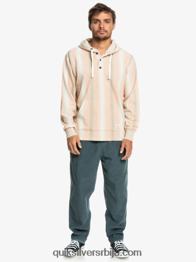 мушкарци Quiksilver баја хенлеи хоодие пралине баја пруга Z824VN1097