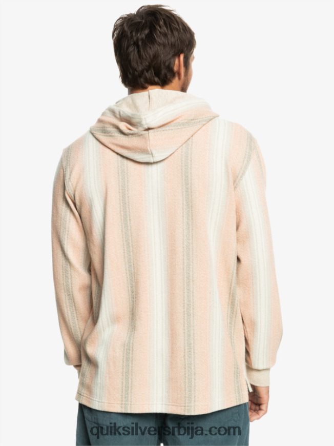 мушкарци Quiksilver баја хенлеи хоодие пралине баја пруга Z824VN1097
