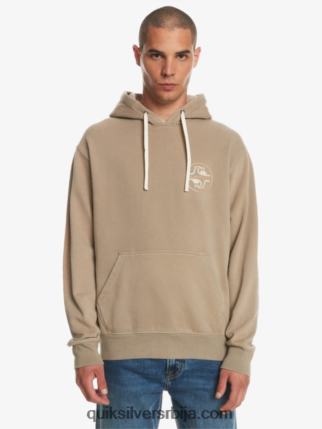 мушкарци Quiksilver слатка као дуксерица плаза таупе Z824VN1219