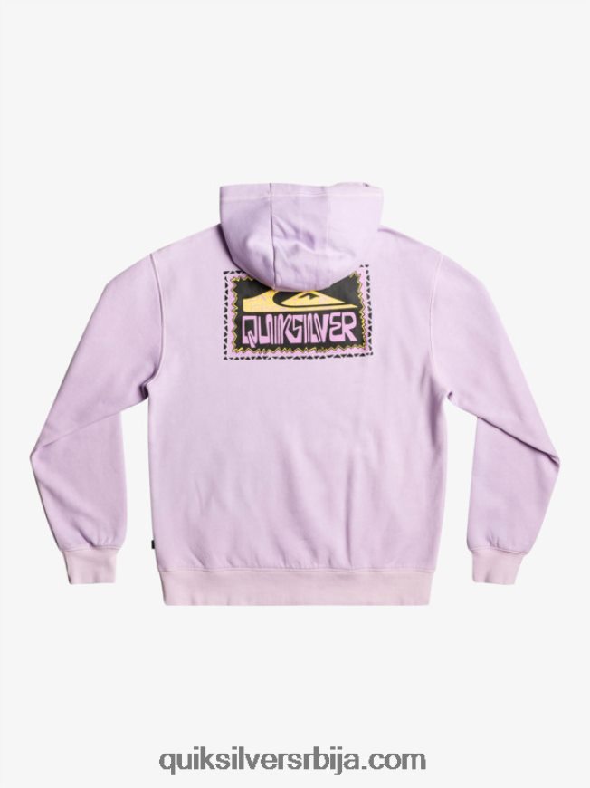 мушкарци Quiksilver дуксерица од неонске плоче пастелно лила Z824VN1356