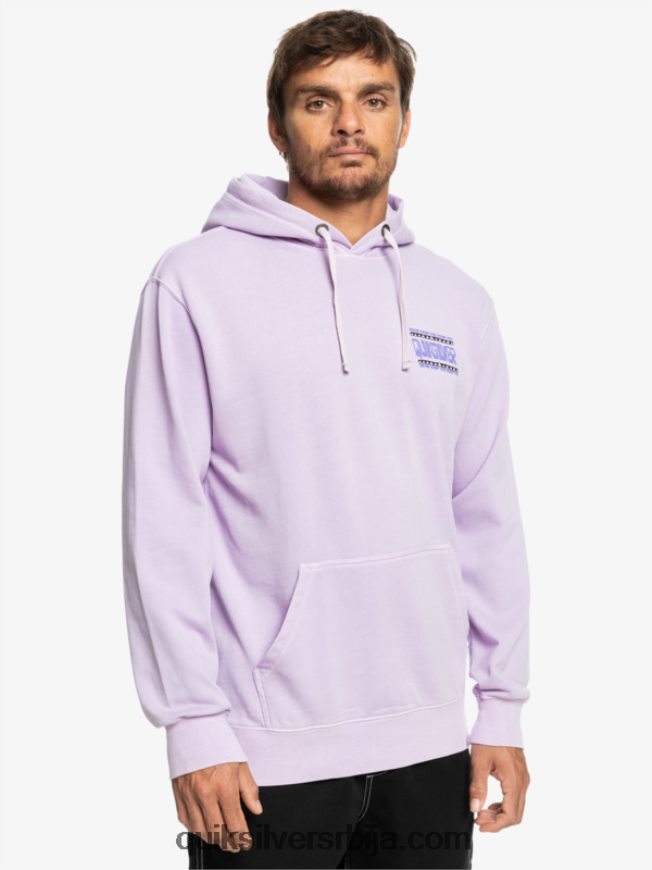 мушкарци Quiksilver дуксерица од неонске плоче пастелно лила Z824VN1356