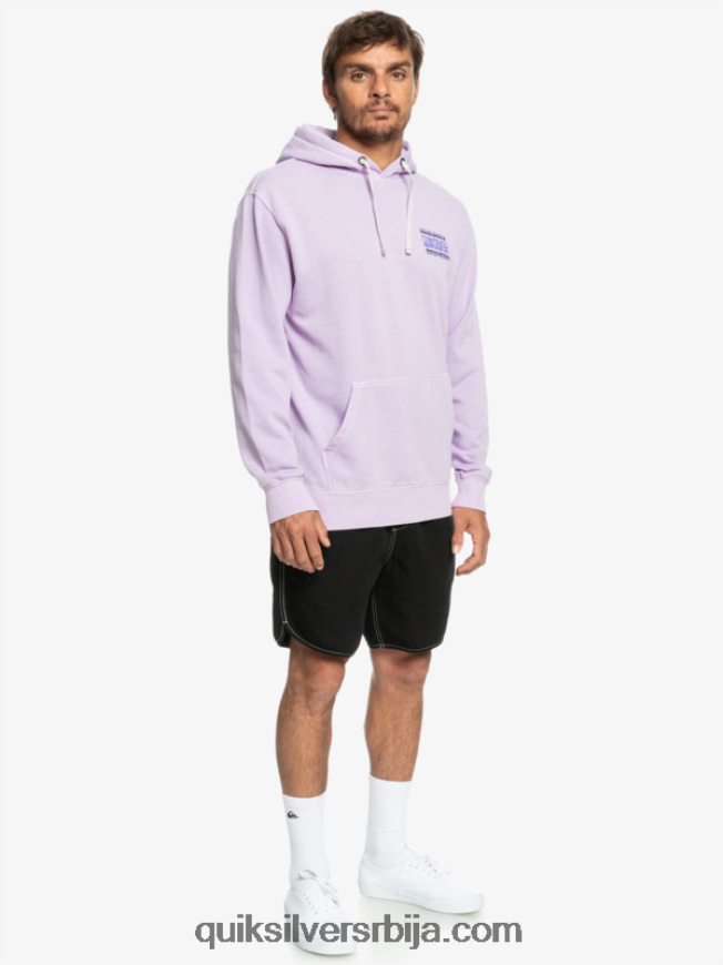 мушкарци Quiksilver дуксерица од неонске плоче пастелно лила Z824VN1356