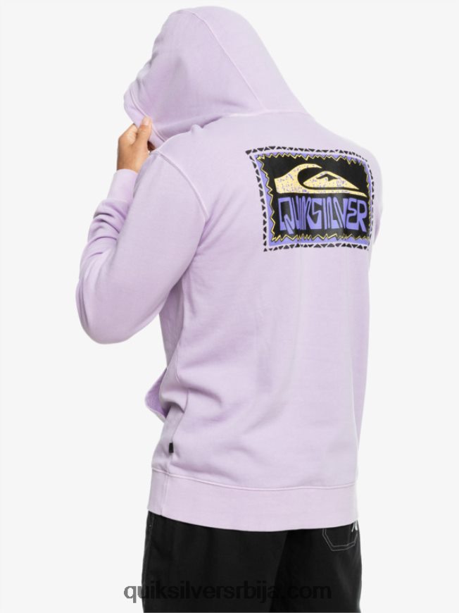 мушкарци Quiksilver дуксерица од неонске плоче пастелно лила Z824VN1356