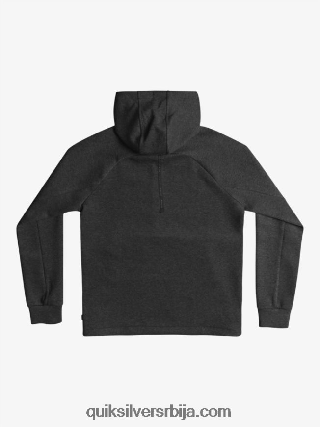 мушкарци Quiksilver скини дуксерицу са полу-рајсфершлусом фантомски хеатхер Z824VN1370