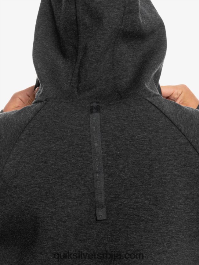 мушкарци Quiksilver скини дуксерицу са полу-рајсфершлусом фантомски хеатхер Z824VN1370