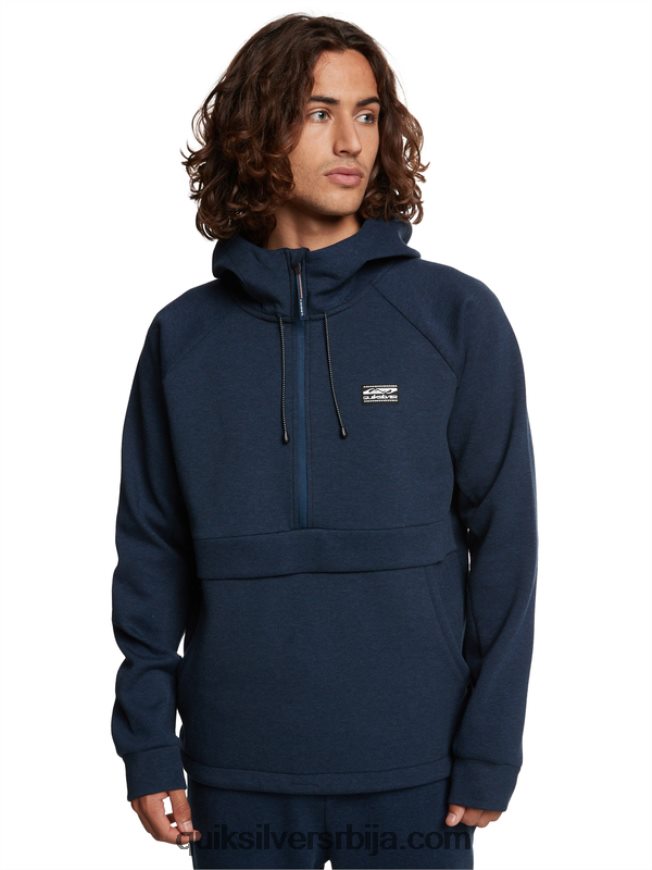 мушкарци Quiksilver скини дуксерицу са полу-рајсфершлусом инсигниа плави вресак Z824VN1371